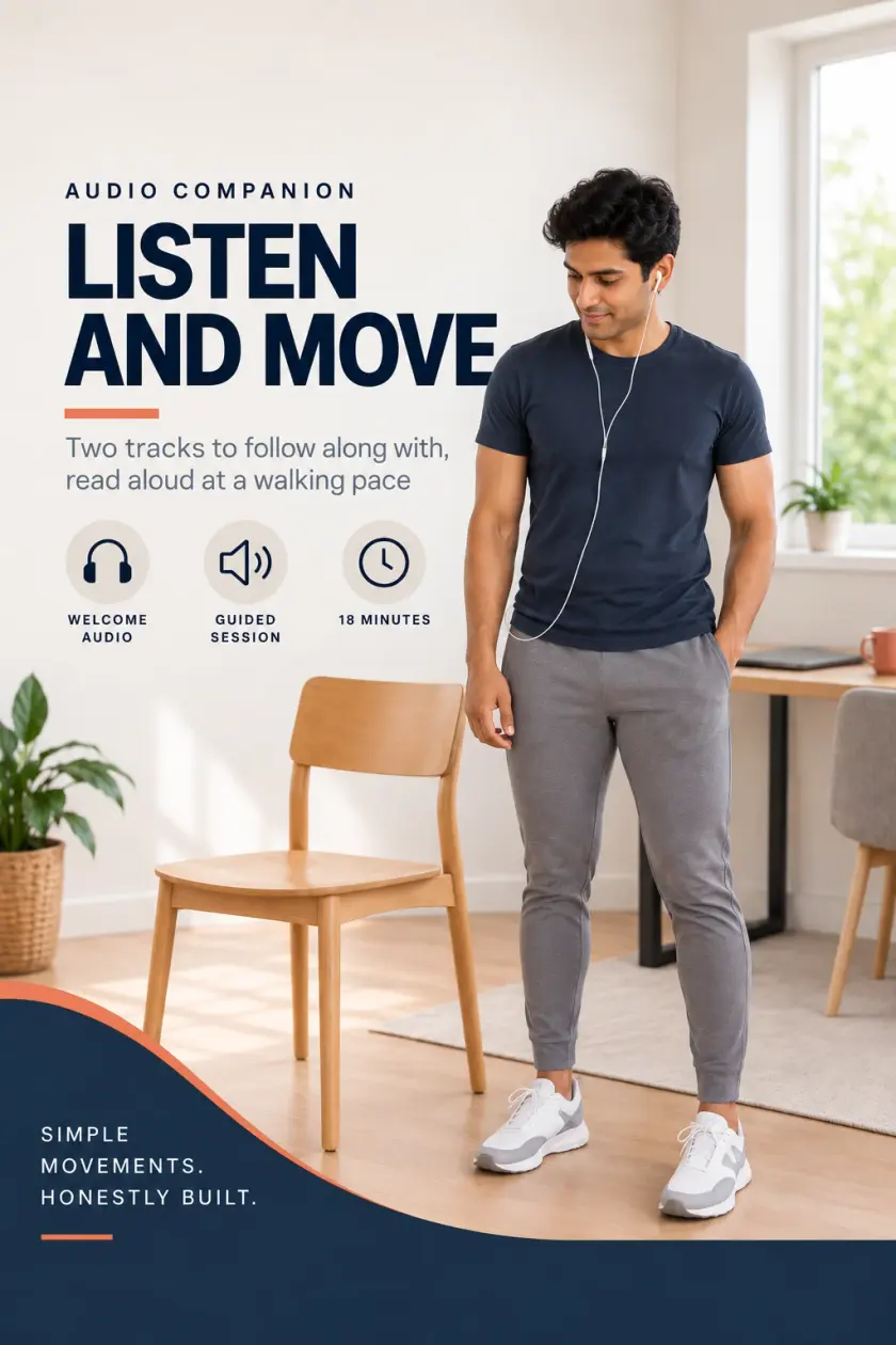 Cover of the male edition of the Workday Reset audio companion.