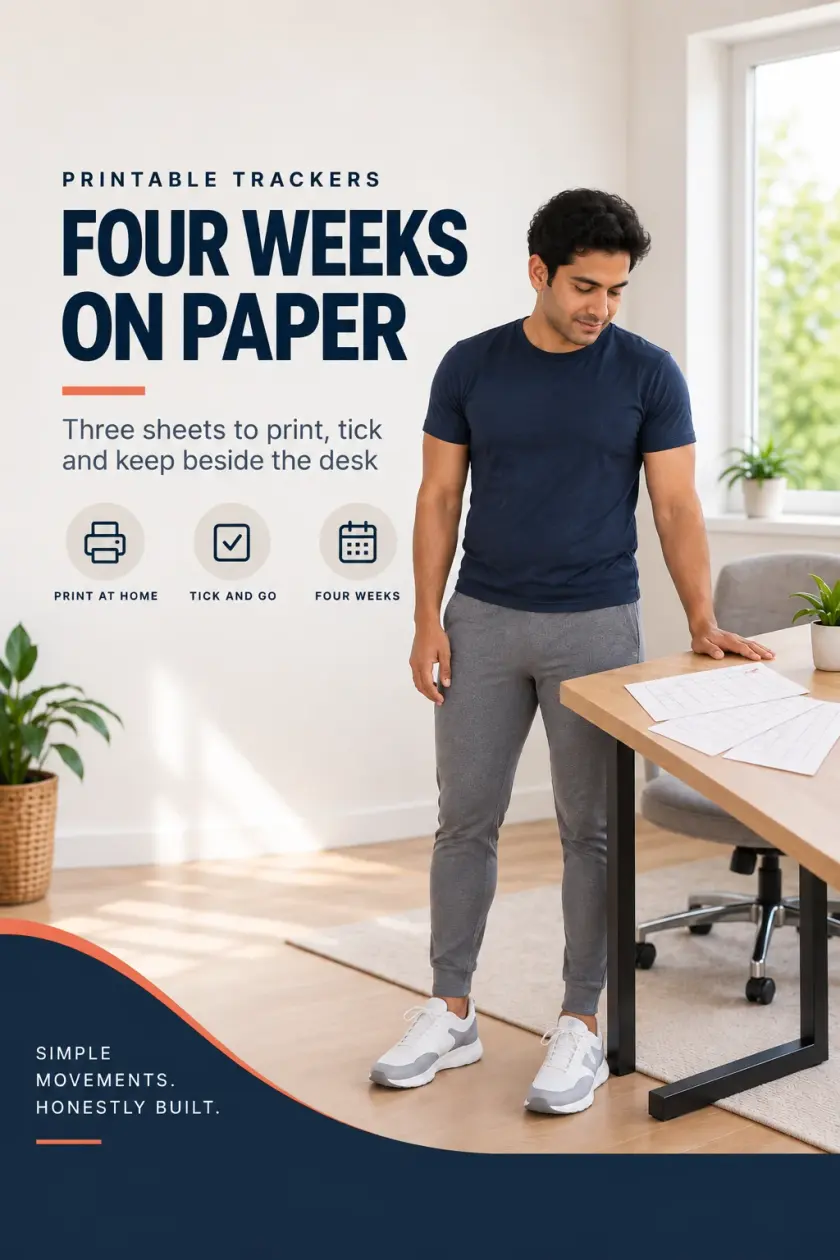Cover of the male edition of the Workday Reset printable trackers.
